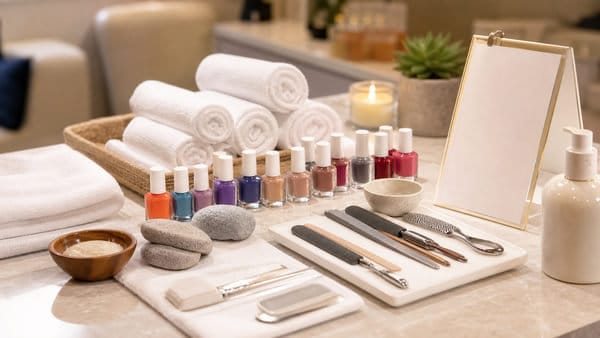 Regular, No-Colour, Men's, Kids, and Deluxe Pedicure Options